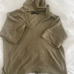 JOHN ESHAYA Short Sleeve Hoodie